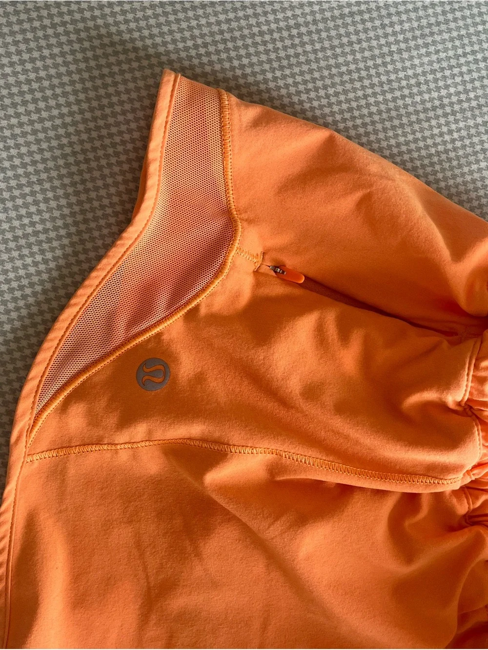 lululemon athletica Bright Orange Women's Running Shorts